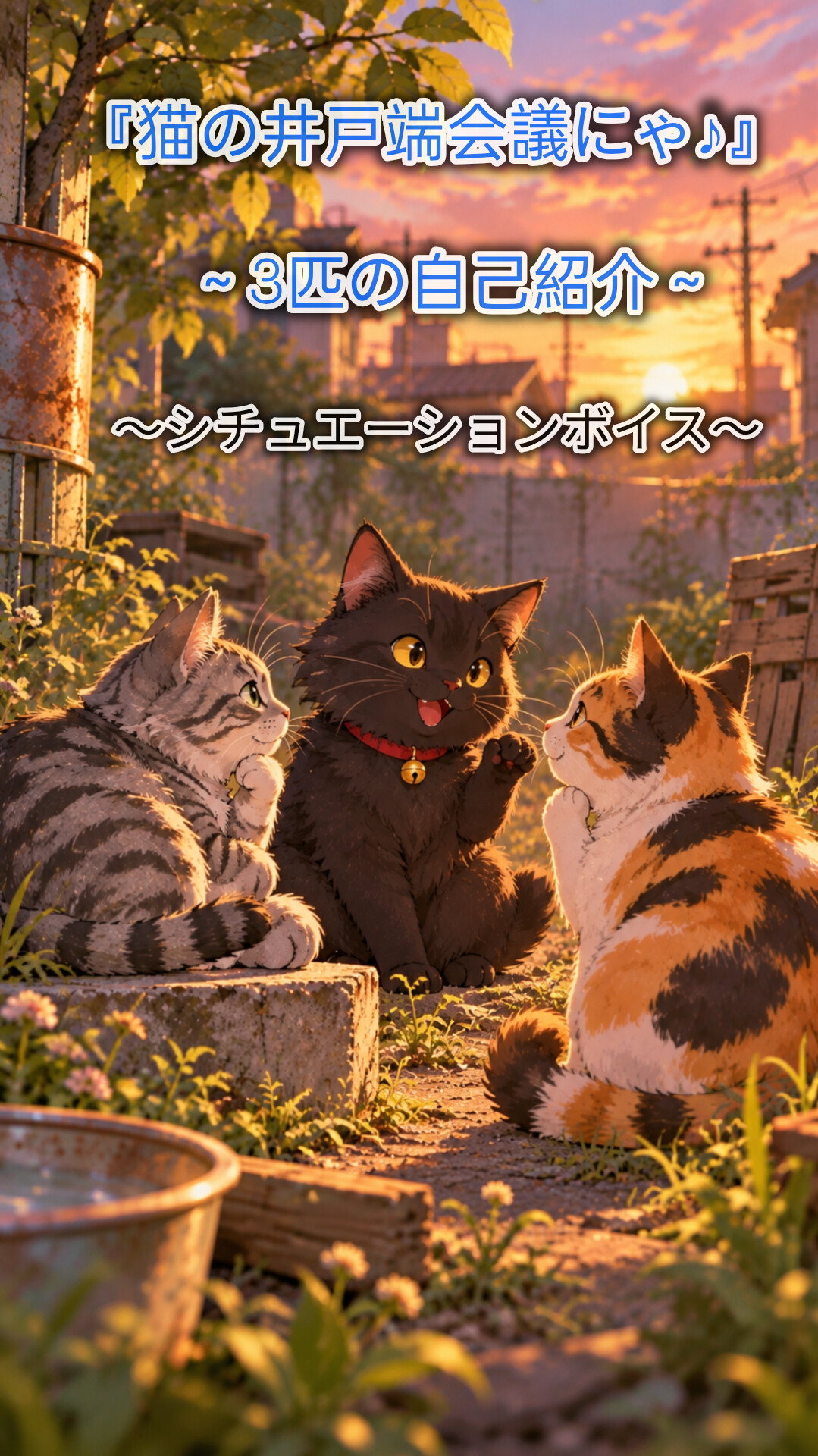 『猫の井戸端会議にゃ♪』